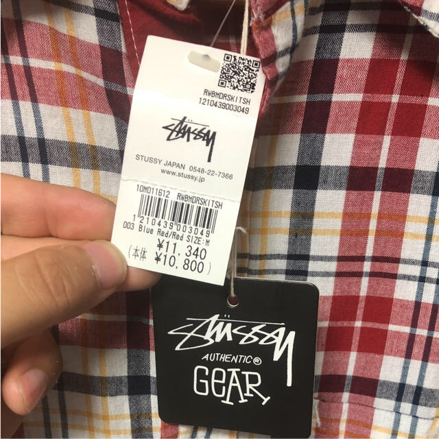 STUSSY(ステューシー)のstussy  半袖シャツ タグ付き 未使用 メンズのトップス(Tシャツ/カットソー(半袖/袖なし))の商品写真