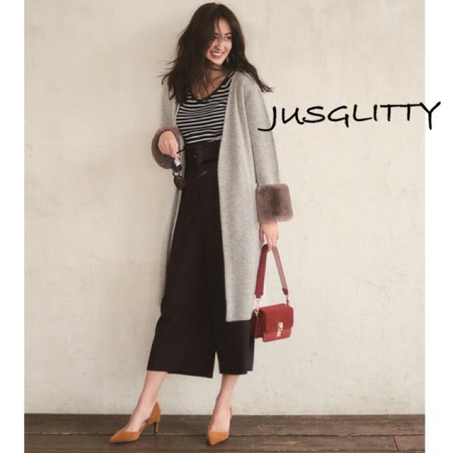 JUSGLITTY(ジャスグリッティー)の新品★ジャスグリッティー★高梨臨さん着用 コーディガン レディースのジャケット/アウター(ニットコート)の商品写真