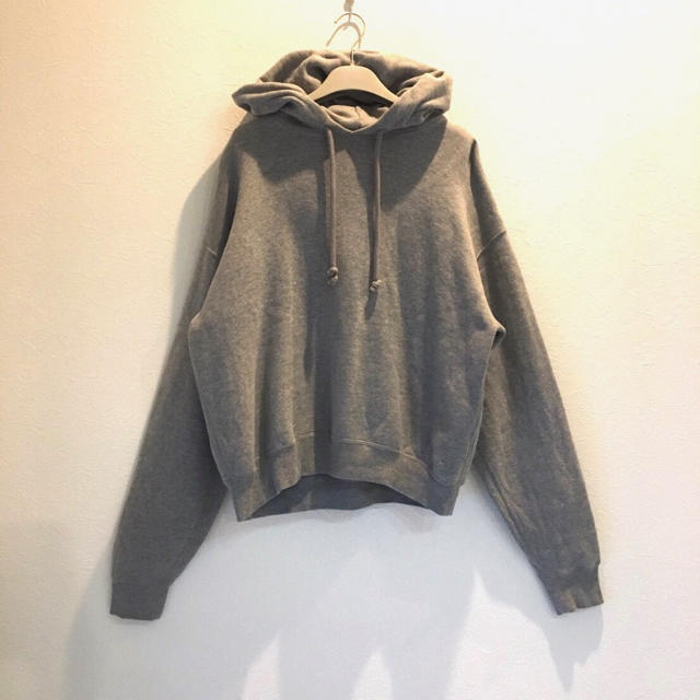 AURALEE 17AW バックウール スウェットビッグパーカー グレー レディースのトップス(パーカー)の商品写真