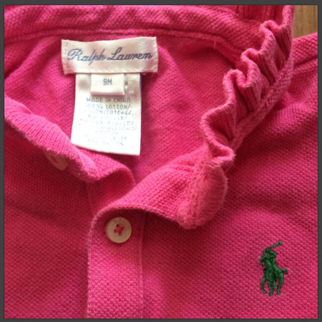 Ralph Lauren(ラルフローレン)のフリルワンピース キッズ/ベビー/マタニティのベビー服(~85cm)(ワンピース)の商品写真