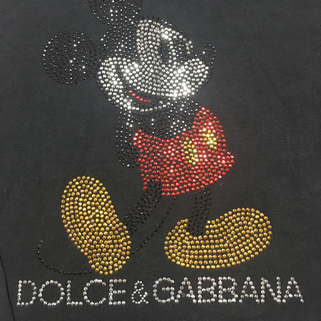 DOLCE&GABBANA(ドルチェアンドガッバーナ)のDOLCE&GABBANA ミッキー Tシャツ D&G レディースのトップス(Tシャツ(長袖/七分))の商品写真