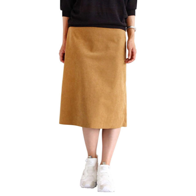 BEAUTY&YOUTH UNITED ARROWS(ビューティアンドユースユナイテッドアローズ)のフェイクスエード スカート BEAUTY & YOUTH レディースのスカート(ひざ丈スカート)の商品写真