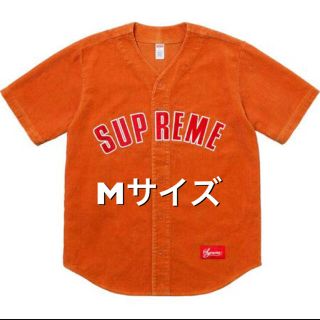 シュプリーム(Supreme)の早い者勝ち18ss Corduroy Baseball Jersey M(シャツ)