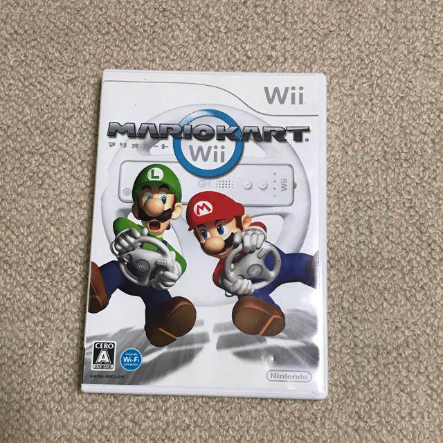 Wii(ウィー)の任天堂Wii  マリオカート エンタメ/ホビーのゲームソフト/ゲーム機本体(家庭用ゲームソフト)の商品写真
