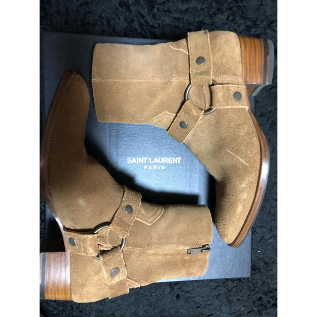 超目玉枠】 Saint Laurent - サンローラン リングブーツ ブーツ - jet