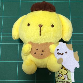 ポムポムプリン(ポムポムプリン)のポムポムプリン  プリンとマフィンのシーンぬいぐるみ(ぬいぐるみ)