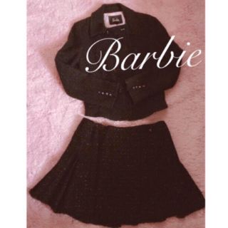 バービー(Barbie)のバービー タイムセール❣️セットアップ風 ツイードジャケット スカート スーツ(セット/コーデ)