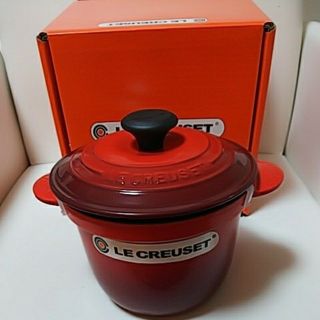 ルクルーゼ(LE CREUSET)の雅(ミヤビ)様専用 ルクルーゼ 新作エブリィ 18㎝ インナーリッド付 新品(鍋/フライパン)