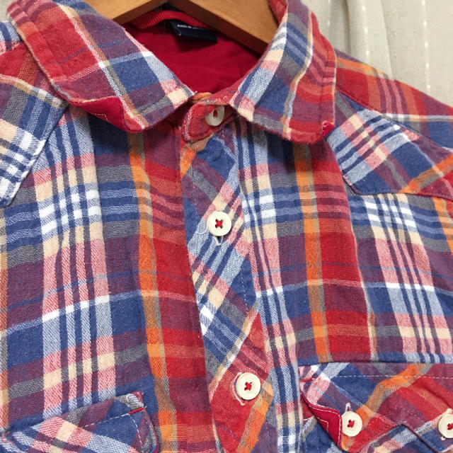 GAP(ギャップ)のチェックシャツ(レッド) レディースのトップス(シャツ/ブラウス(長袖/七分))の商品写真