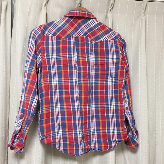 GAP(ギャップ)のチェックシャツ(レッド) レディースのトップス(シャツ/ブラウス(長袖/七分))の商品写真