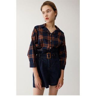 マウジー(moussy)のMOUSSY ハイウエスト ショートパンツ サイズ０(ショートパンツ)