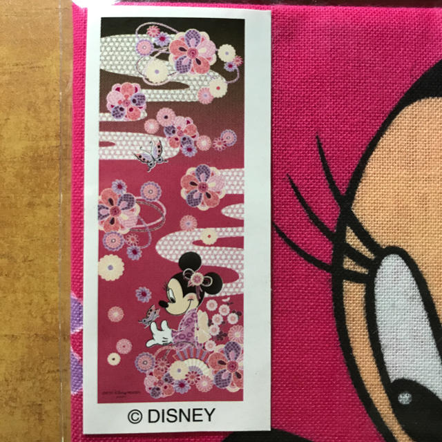 Disney(ディズニー)の♡TokyoDisneyReport♡ミニー♡手ぬぐい♡未使用 レディースのファッション小物(ハンカチ)の商品写真