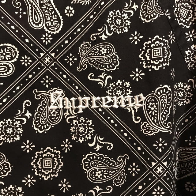 SALE送料無料 Supreme - Supreme Bandana Track Jacket XL 黒 blackの通販 by 獺祭's shop｜シュプリームならラクマ 人気が高い