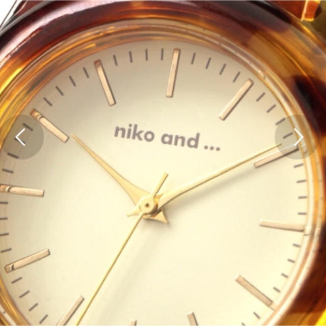 niko and...(ニコアンド)のniko  and... ニコアンド 限定ロゴウォッチ 腕時計 新品 レディースのファッション小物(腕時計)の商品写真