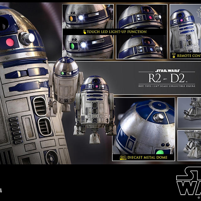 SF/ファンタジー/ホラーホットトイズ MMP ムービーマスターピース スターウォーズ R2-D2