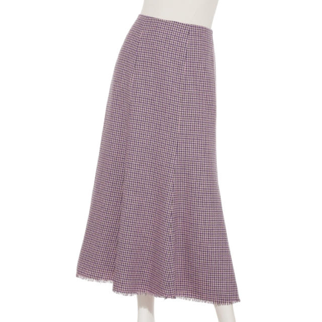 Lily Brown(リリーブラウン)の千鳥チェックロングスカート レディースのスカート(ロングスカート)の商品写真