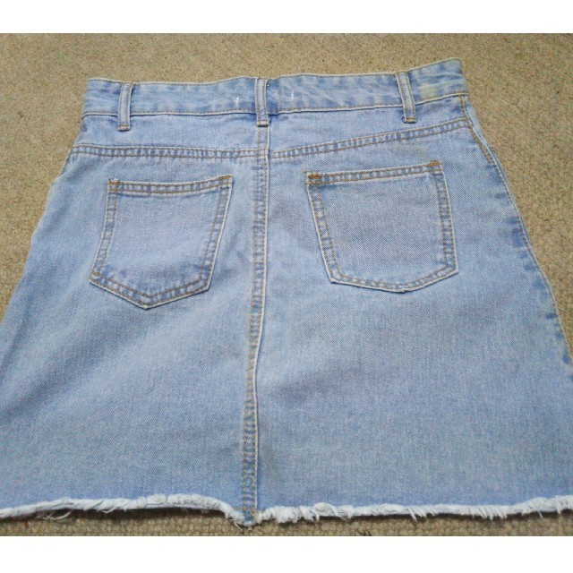SPINNS(スピンズ)のデニム　ミニスカート レディースのスカート(ミニスカート)の商品写真