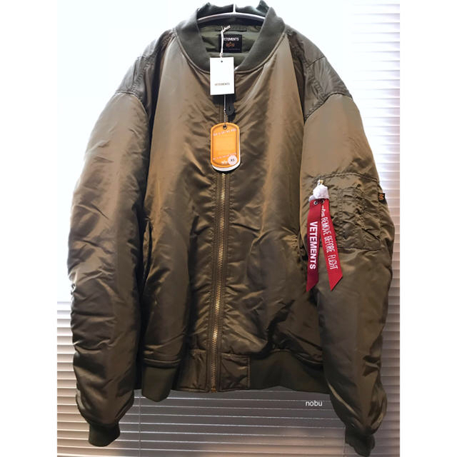 新品 XS【 VETEMENTS  】 Bomber Jacket MA-1ジャケット/アウター