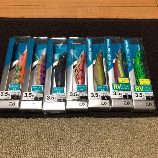 ダイワ(DAIWA)の入手困難 ダイワ エメラルダス ステイ 7本セット 新品6本 1回使用1本 RV(ルアー用品)