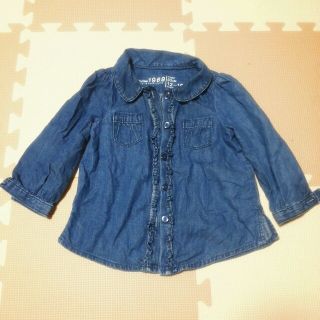 ギャップキッズ(GAP Kids)の値下げ♡babyGAPフリルデニムシャツ(その他)