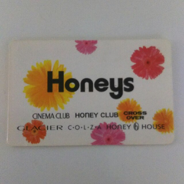 HONEYS(ハニーズ)の同梱無料♡ハニーズ♡ポイントカード チケットの優待券/割引券(ショッピング)の商品写真