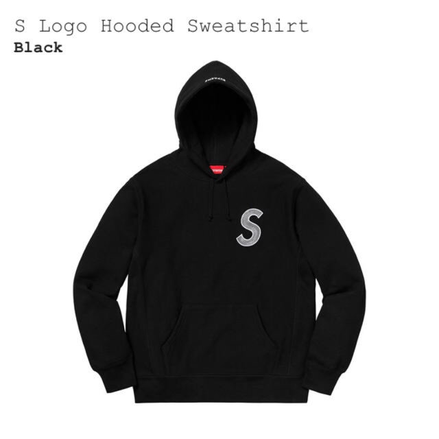 メンズ黒・Lサイズ)S Logo Hooded Sweatshirt