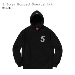 シュプリーム(Supreme)の黒・Lサイズ)S Logo Hooded Sweatshirt(パーカー)