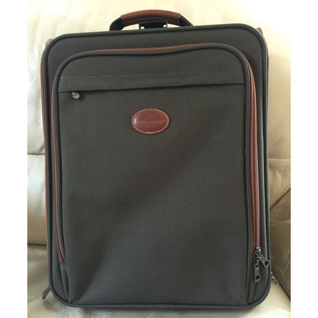 憧れ LONGCHAMP - coco様専用 ロンシャン 小型キャリーバッグ  スーツケース 茶系 スーツケース/キャリーバッグ