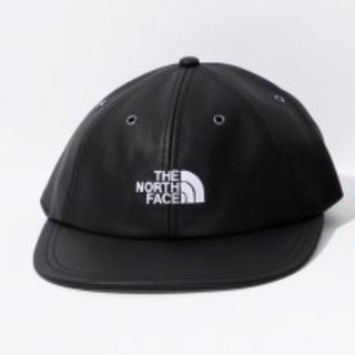 シュプリーム(Supreme)の黒)Supreme®/TNF® Leather 6-Panel Hat(キャップ)