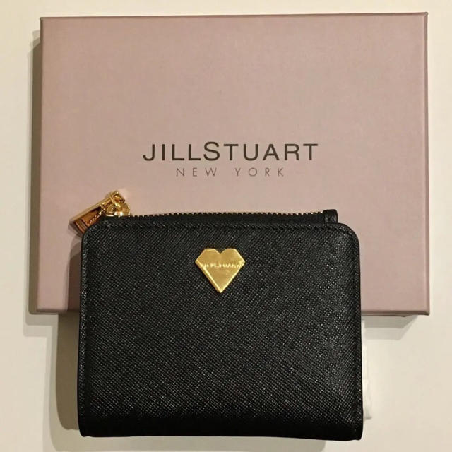 財布JILLSTUART ゴールドハート折りたたみ財布 17SS