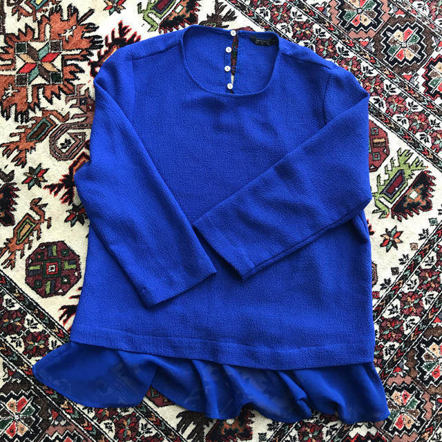 ZARA(ザラ)のザラ ZARA ブラウス M レディースのトップス(シャツ/ブラウス(長袖/七分))の商品写真