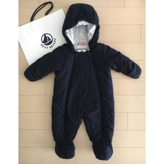 プチバトー(PETIT BATEAU)のプチバトー ジャンプスーツ 12m 74cm ＊美品(カバーオール)