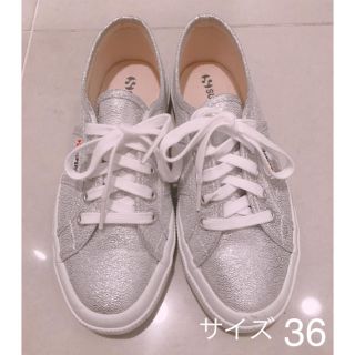 スペルガ(SUPERGA)のスペルガスニーカー☆シルバー36(スニーカー)