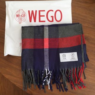 ウィゴー(WEGO)のWEGO  赤・青チェックマフラー(マフラー/ショール)