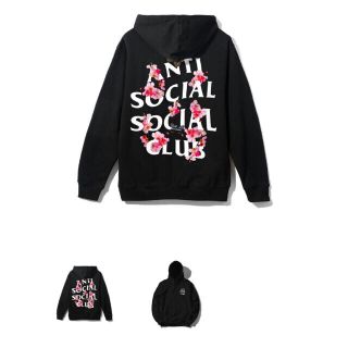 アンチ(ANTI)のAnti social social club hoodie Mサイズ パーカー(パーカー)