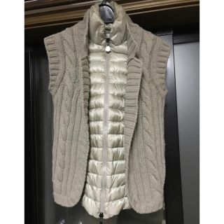 モンクレール(MONCLER)のモンクレール ニットダウンベストMAGLIONE (ダウンベスト)