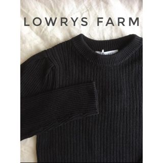 ローリーズファーム(LOWRYS FARM)のレオン様専用 ローリーズファーム 新品ブラックニット L(ニット/セーター)