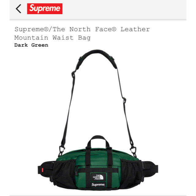 supreme×THE NORTH FACE  waist bag