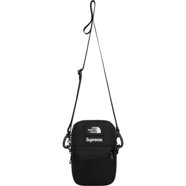 supreme north face leather shoulder bag