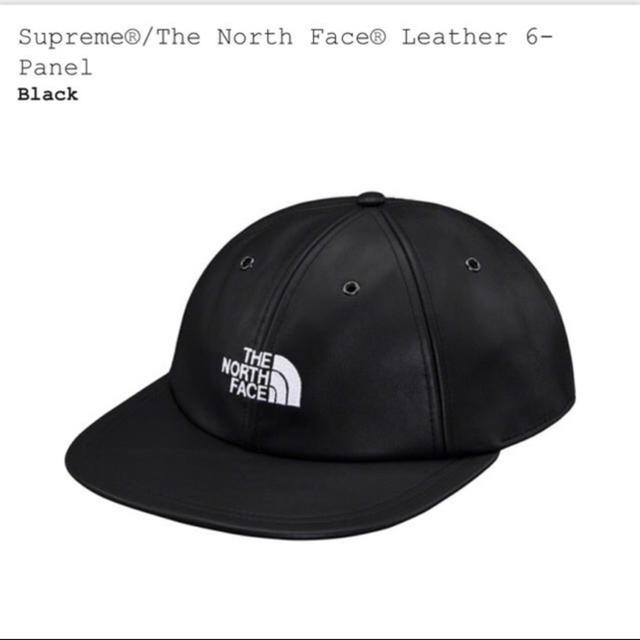 Supreme × North Face Leather 6-Panel キャップ