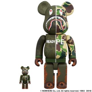 アベイシングエイプ(A BATHING APE)のBE@RBRICK × readymade(その他)