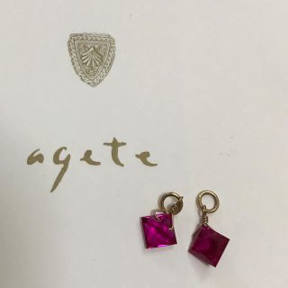 アガット(agete)のinatsutsu様専用☆agate ピアスチャーム(ピアス)