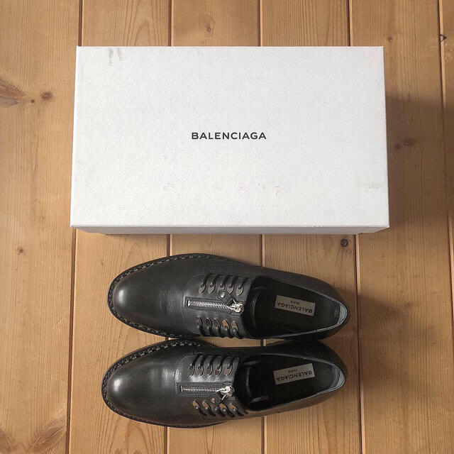 Balenciaga(バレンシアガ)の美品 BALENCIAGA 14ss センタージップレザーシューズ メンズの靴/シューズ(ドレス/ビジネス)の商品写真