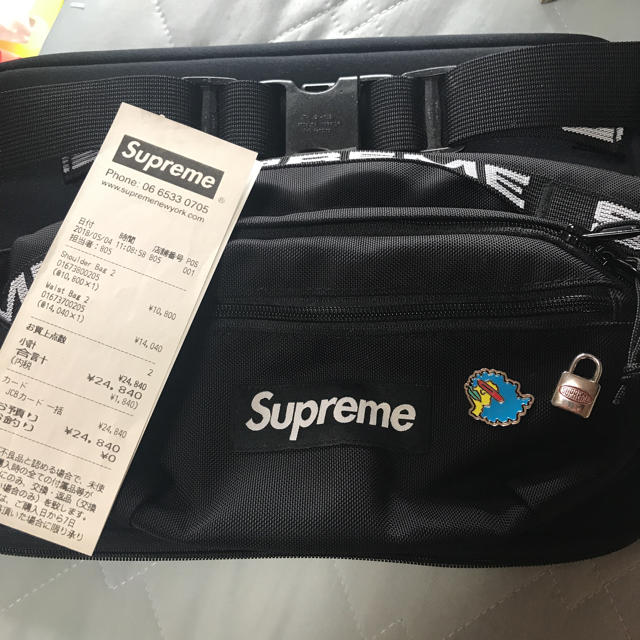 メンズsupreme waist bag shoulder bag 国内正規品