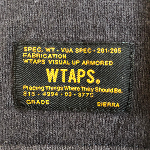 W)taps(ダブルタップス)のwtaps カットソー ボーダー ネイビー サイズS メンズのトップス(Tシャツ/カットソー(七分/長袖))の商品写真