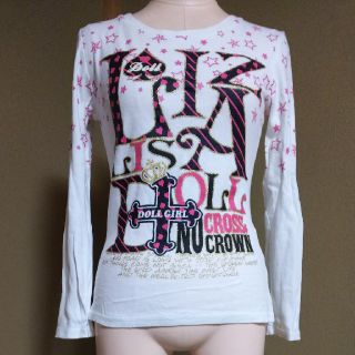 リズリサドール(LIZ LISA doll)のLIZ LISA doll★長袖のラメプリントTシャツ(Tシャツ(長袖/七分))