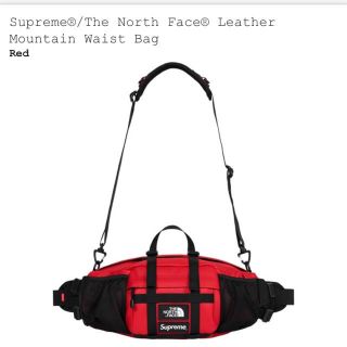 シュプリーム(Supreme)のSupreme TNF Leather Mountain Waist Bag(ウエストポーチ)