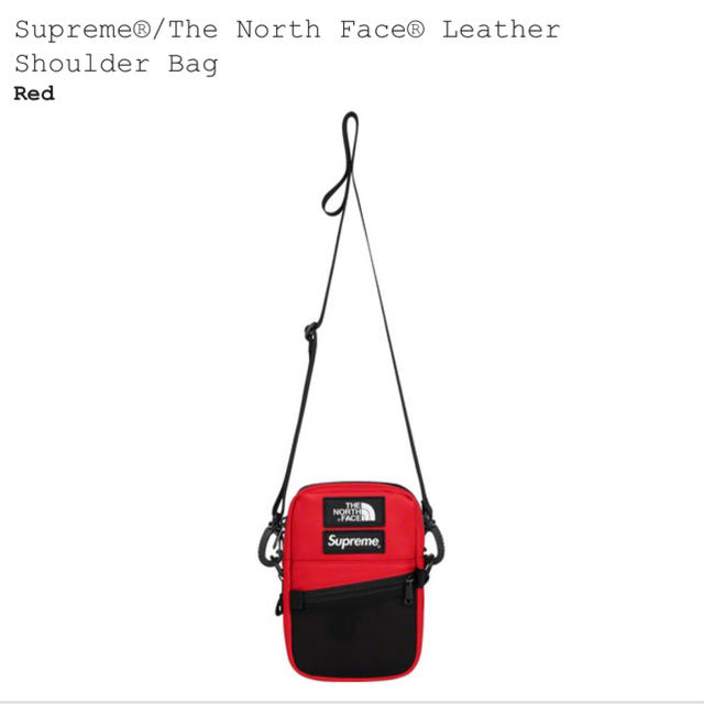 Supreme The North Face レザー ショルダーバッグメンズ