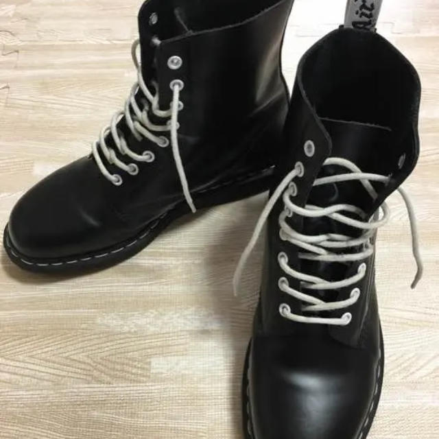 Dr.Martens - Dr.Martens ドクターマーチン 8ホール UK8 27cm 白ステッチの通販 by ぐれい's shop