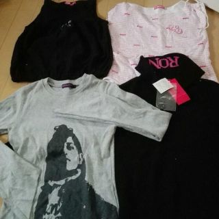 ロニィ(RONI)のロニィ☆L☆4着セット☆新品有り☆ロンT☆タンクトップ☆キャミ☆ニット☆RONI(Tシャツ/カットソー)